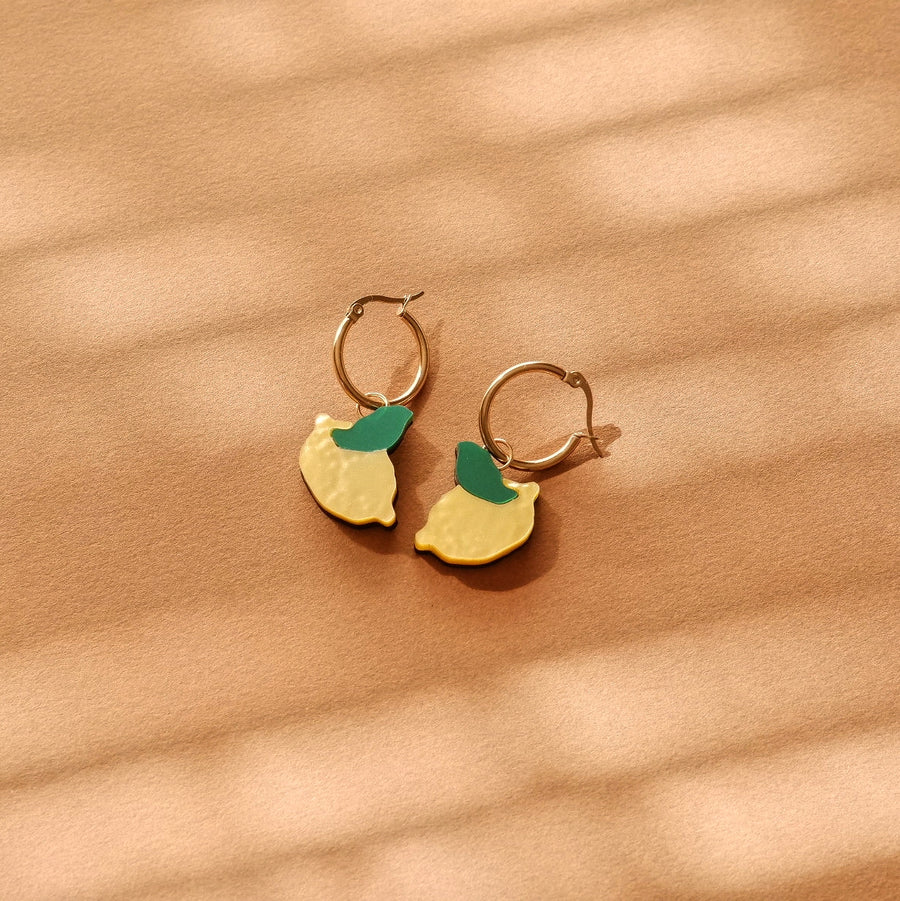 pendientes limon