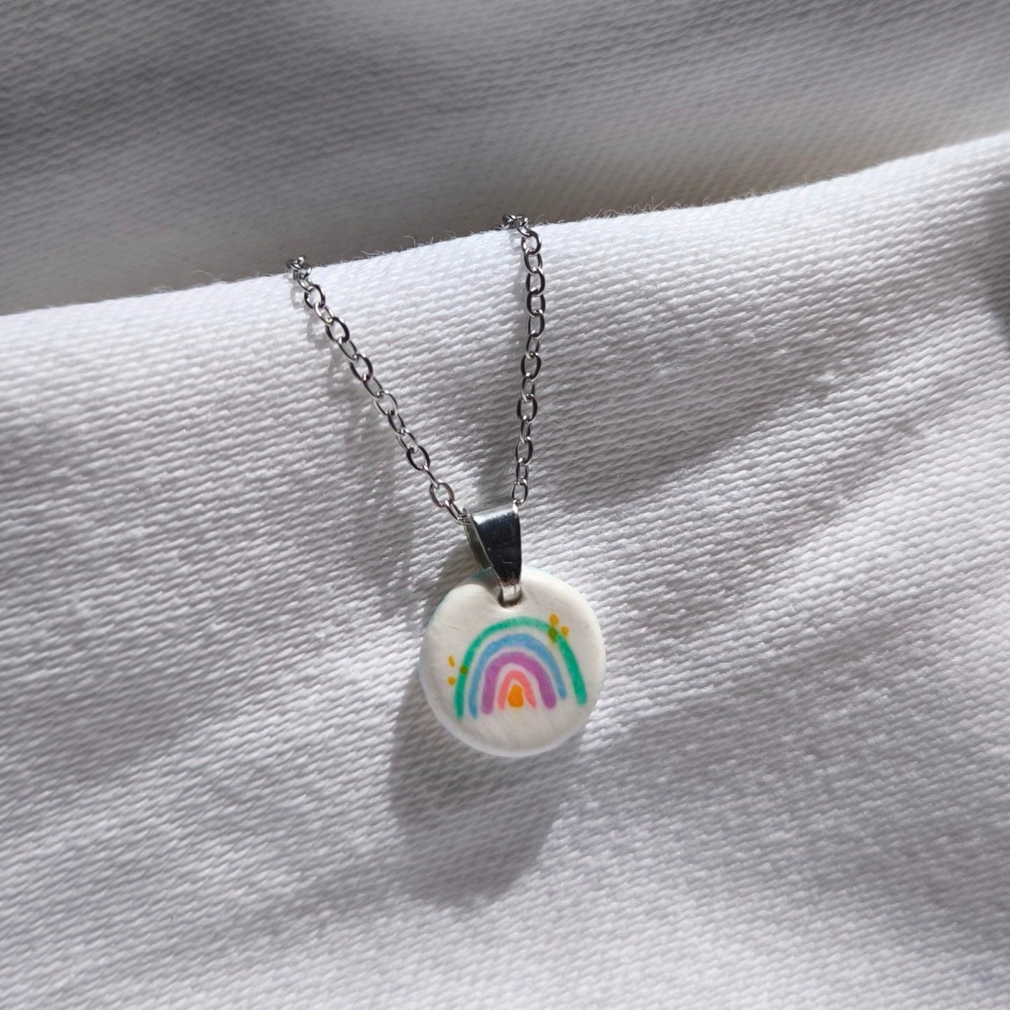 Rainbow flower chain