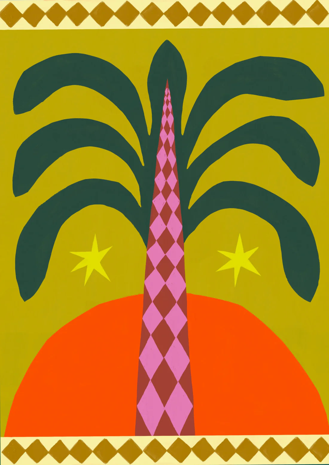 Impressió d'art Una noia al Park Güell