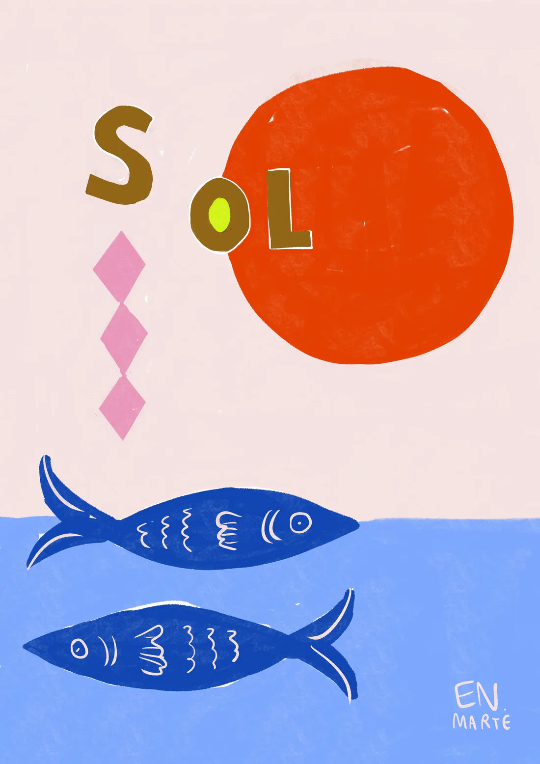 Impressió d'art Una noia al Park Güell