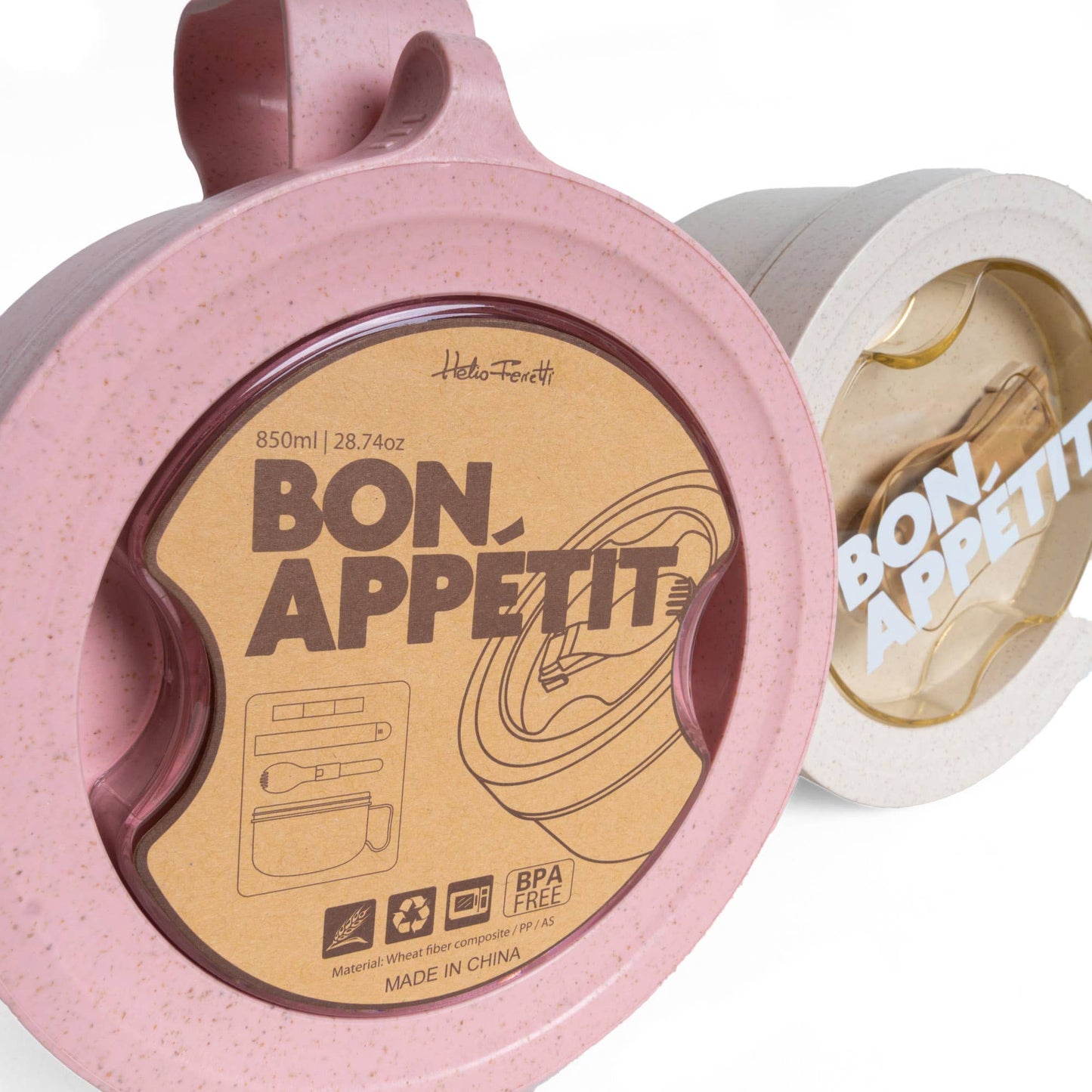 Helio Ferretti - LONCHERA REDONDA BEIGE BON APPÉTIT HF