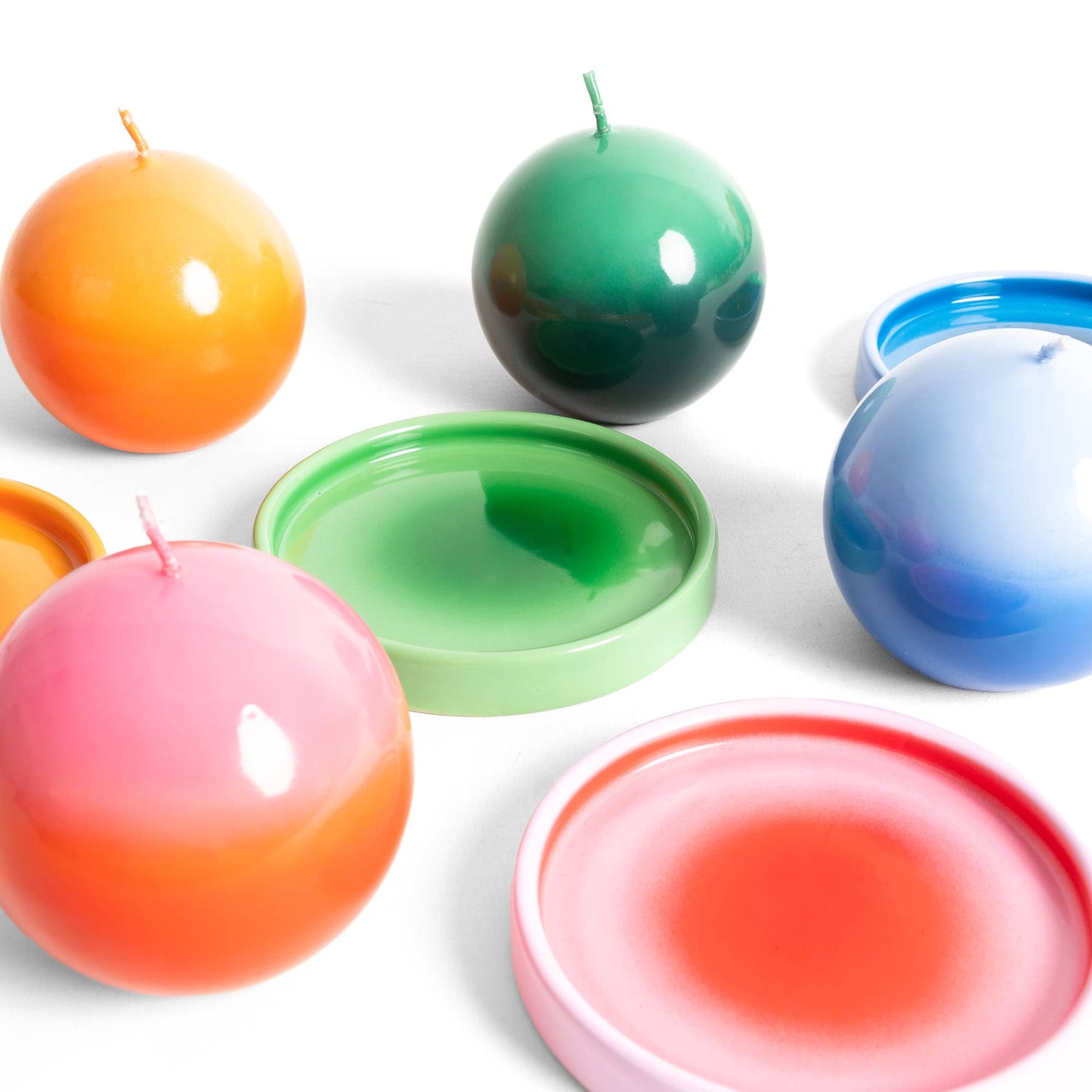 vela degradada verde