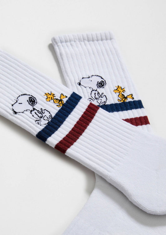 BESOCKS - BeSnoopy Stripes Street - 100% Organic Cotton Socks