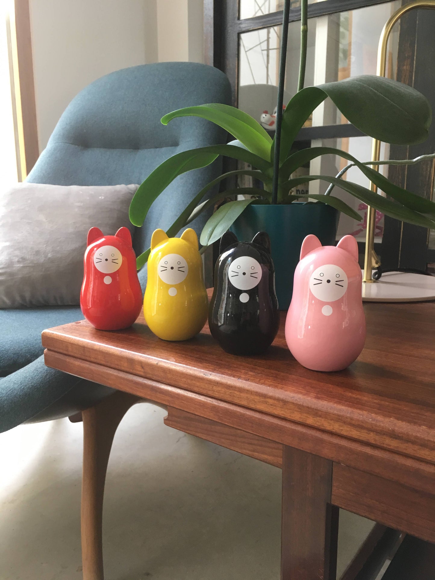 Daruma-Neko (ROJO): BUENA SUERTE