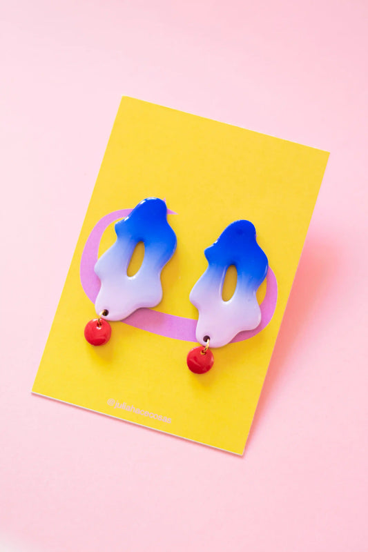 Pendientes ameba degradado – JULIAHACECOSAS | Tienda de diseño Barcelona