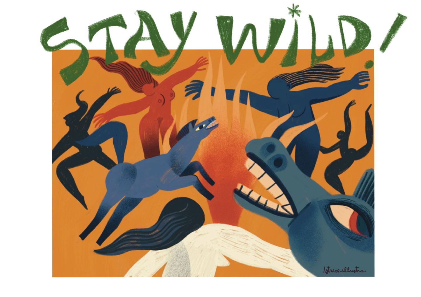 ilustracion Stay Wild