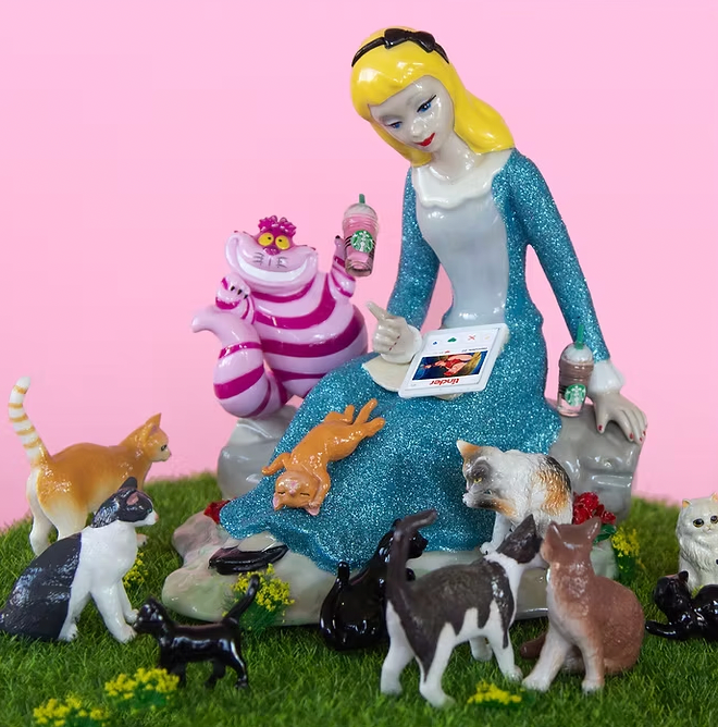 Lámina Cats never break your heart