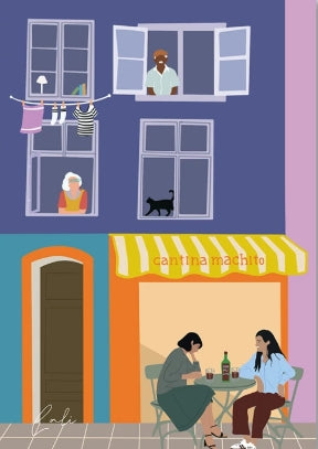 night and day illustration