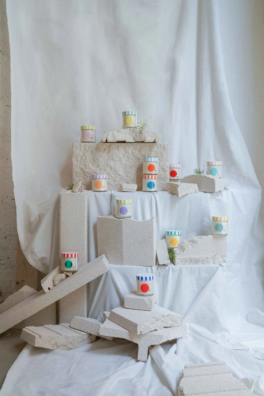 vela lavanda y limon