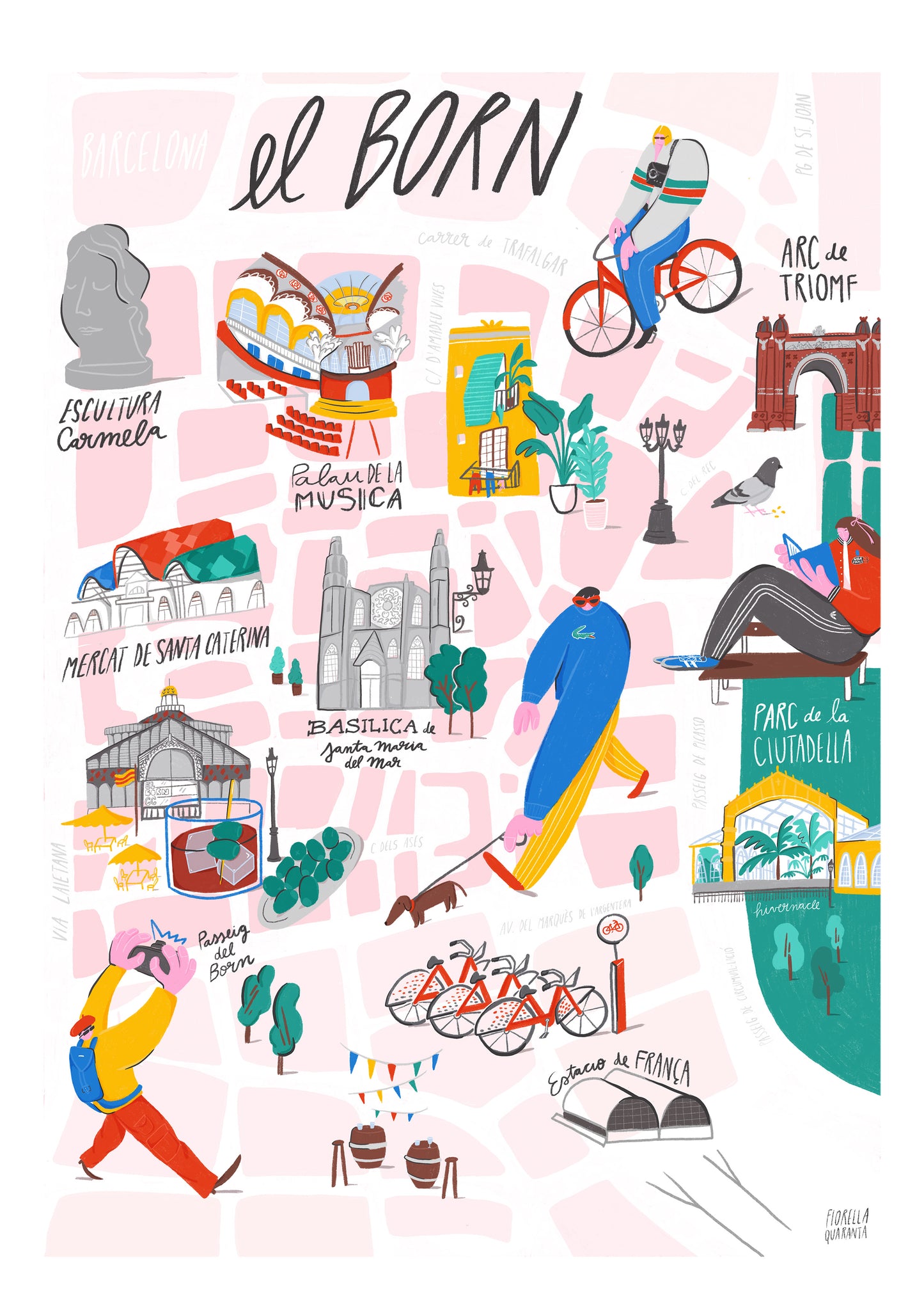 ilustración mapa born