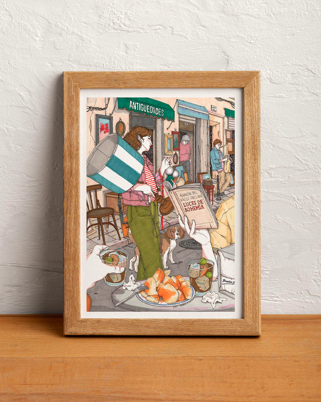 ilustración el rastro
