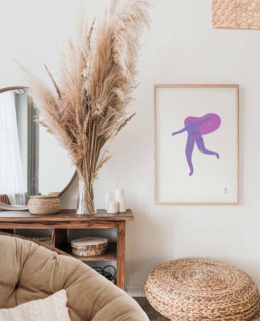 Impressió d'art de noia