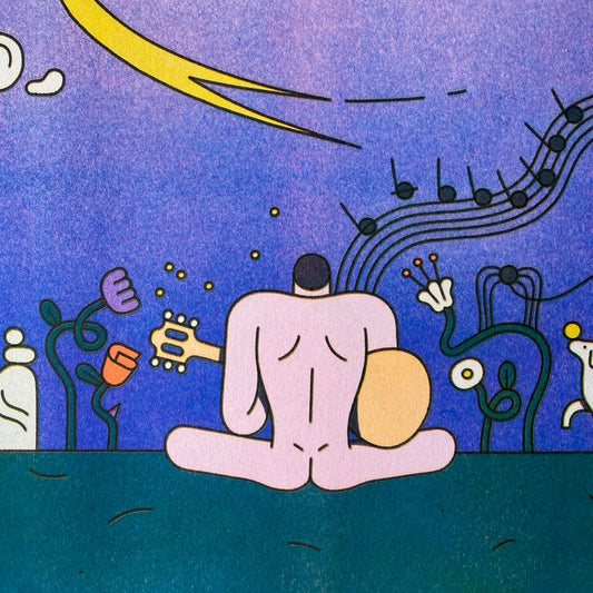 night and day illustration