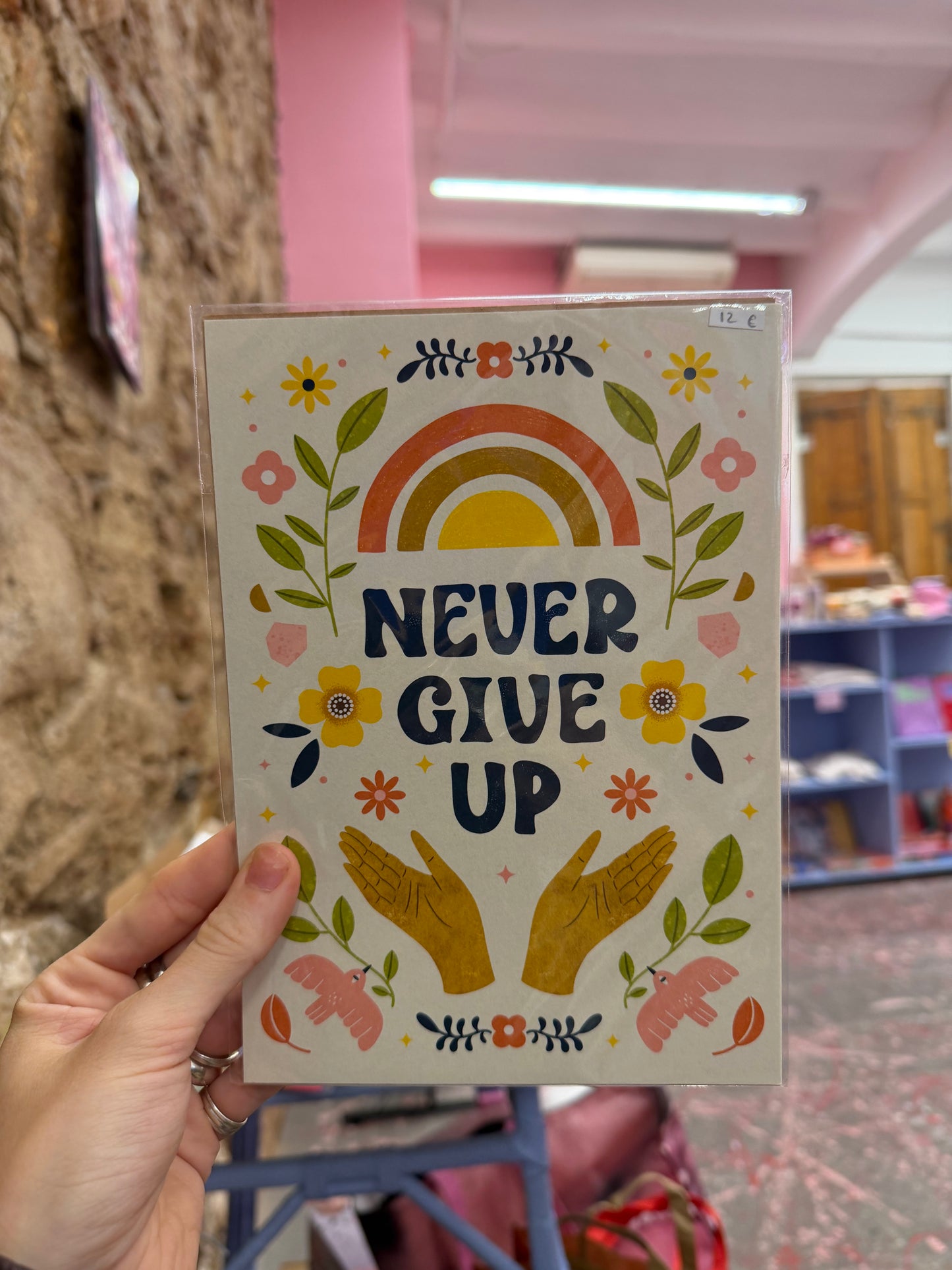 ilustracion never give up