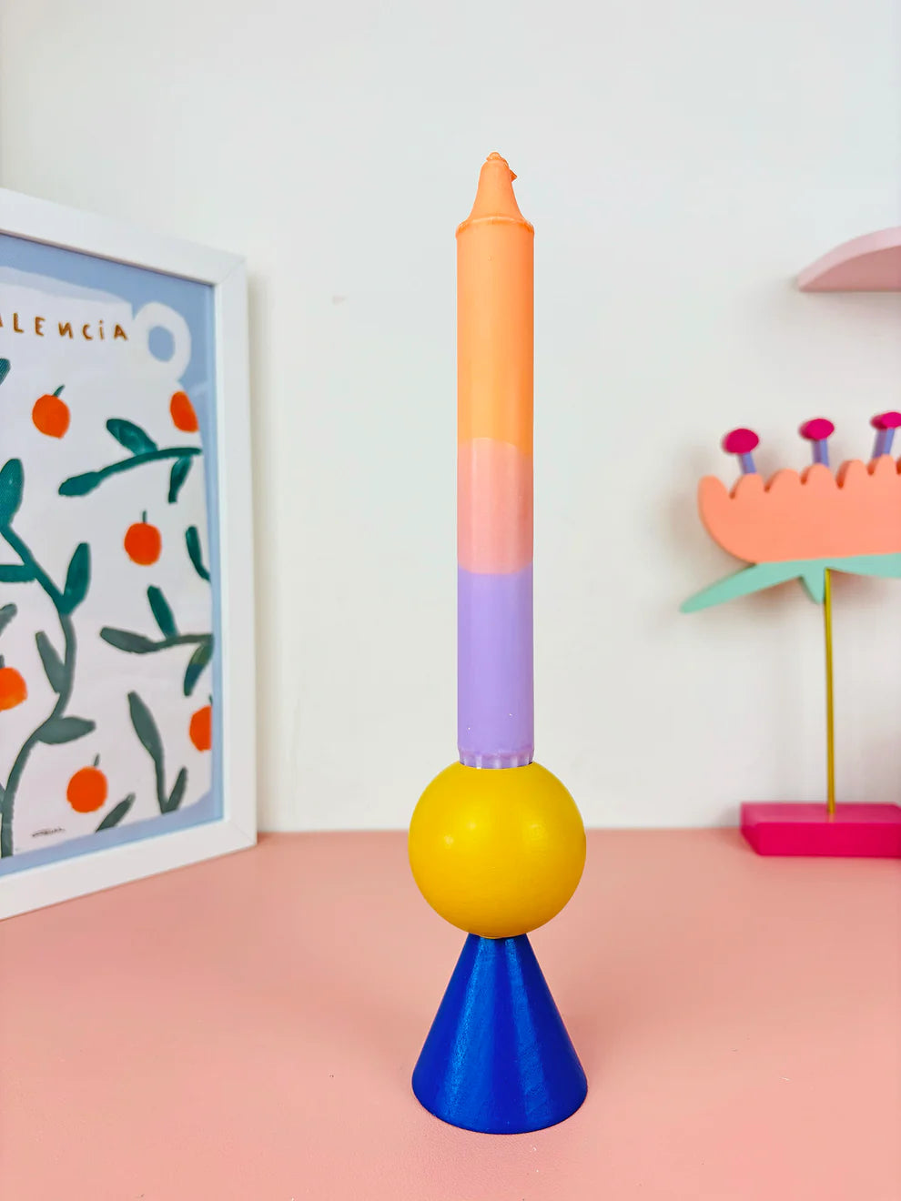 candelabro mini cobalto