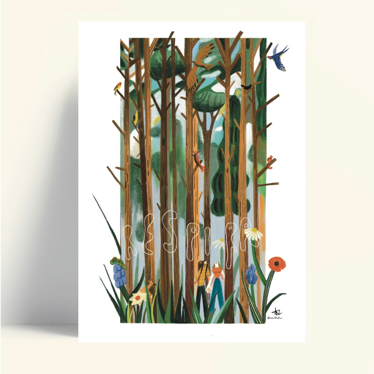 night and day illustration