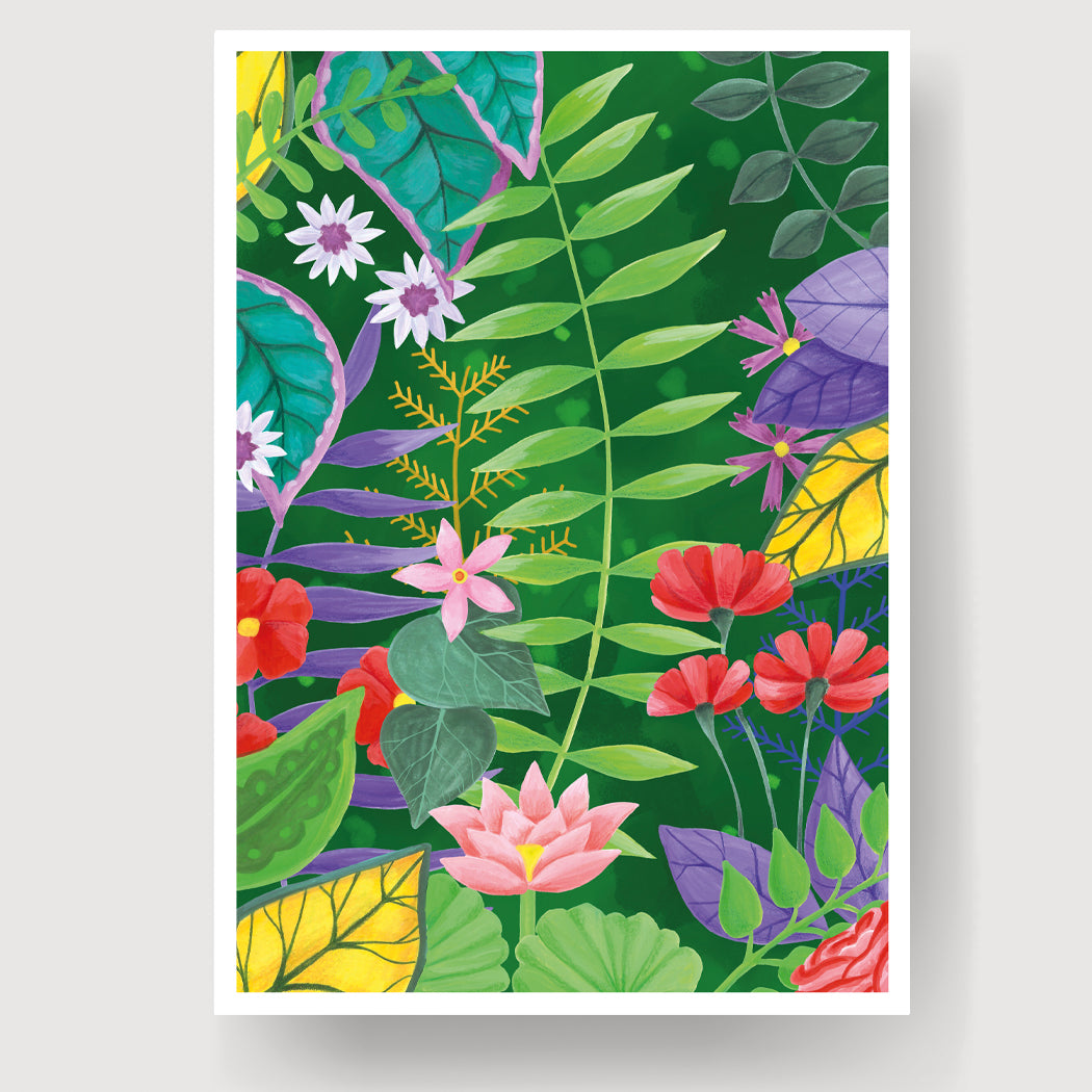 ilustracion jardin encantado