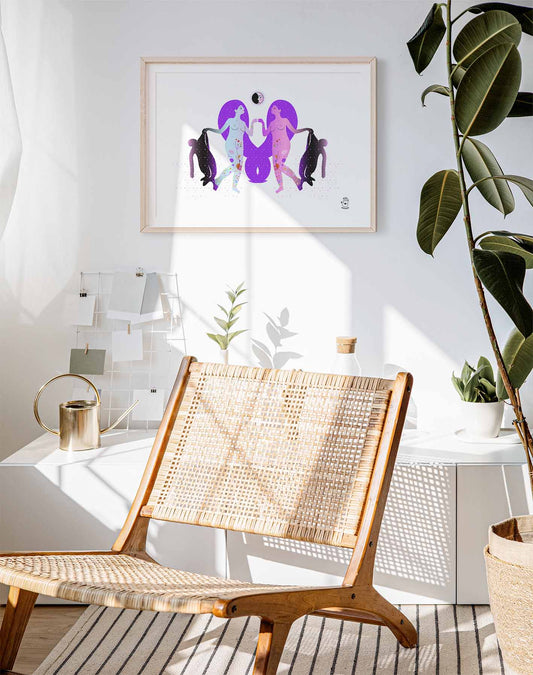 Impressió d'art Intuition Power