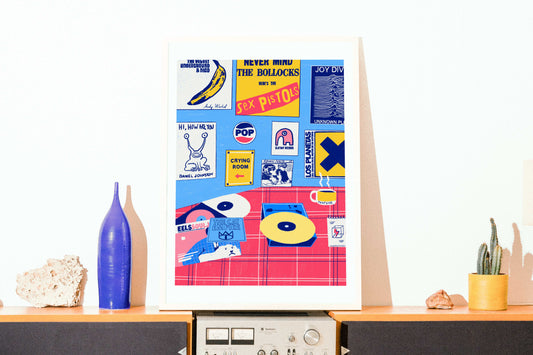 Impressió d'art Una noia al Park Güell