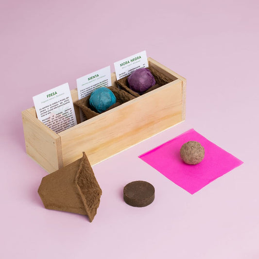 Kit Autocultivo Postres (Fresa, menta y mora)