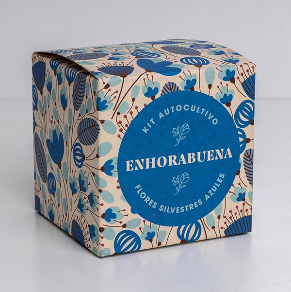 Kit autocultivo díselo con flores (Enhorabuena)