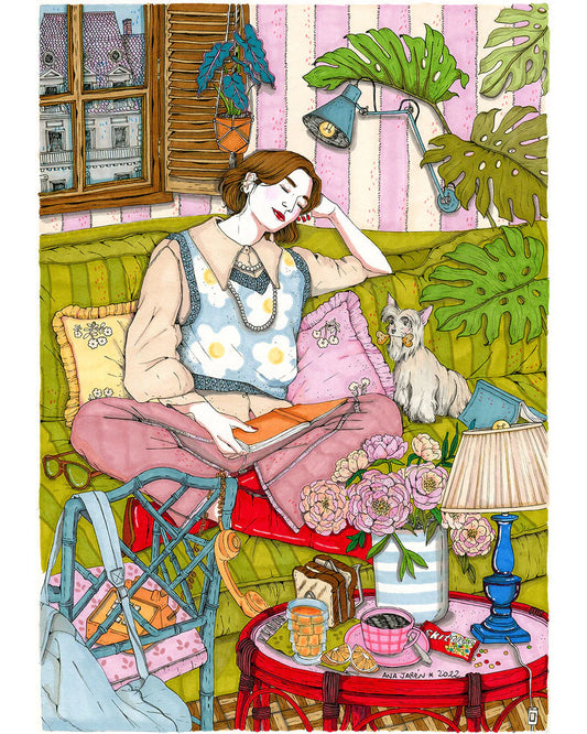 ilustración siesta