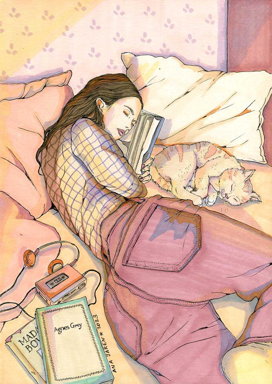 ilustración siesta mañanera