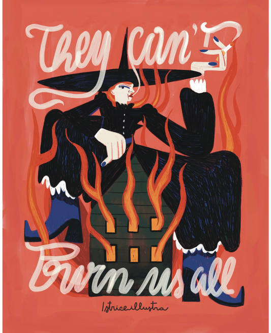 They Can't – ilustración original de Istriceillustra | Leopardo Leopardi Barcelona