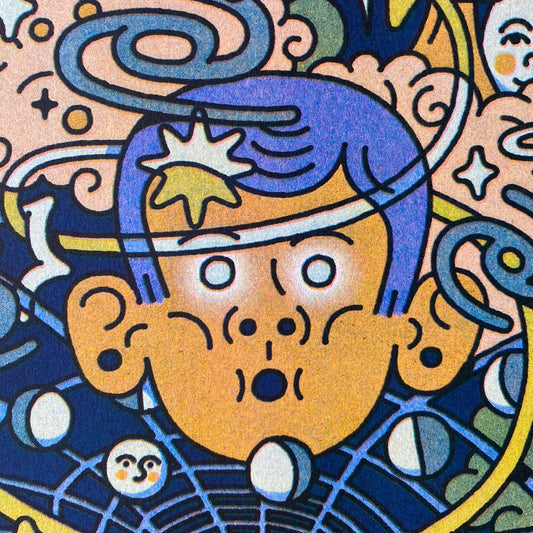 night and day illustration