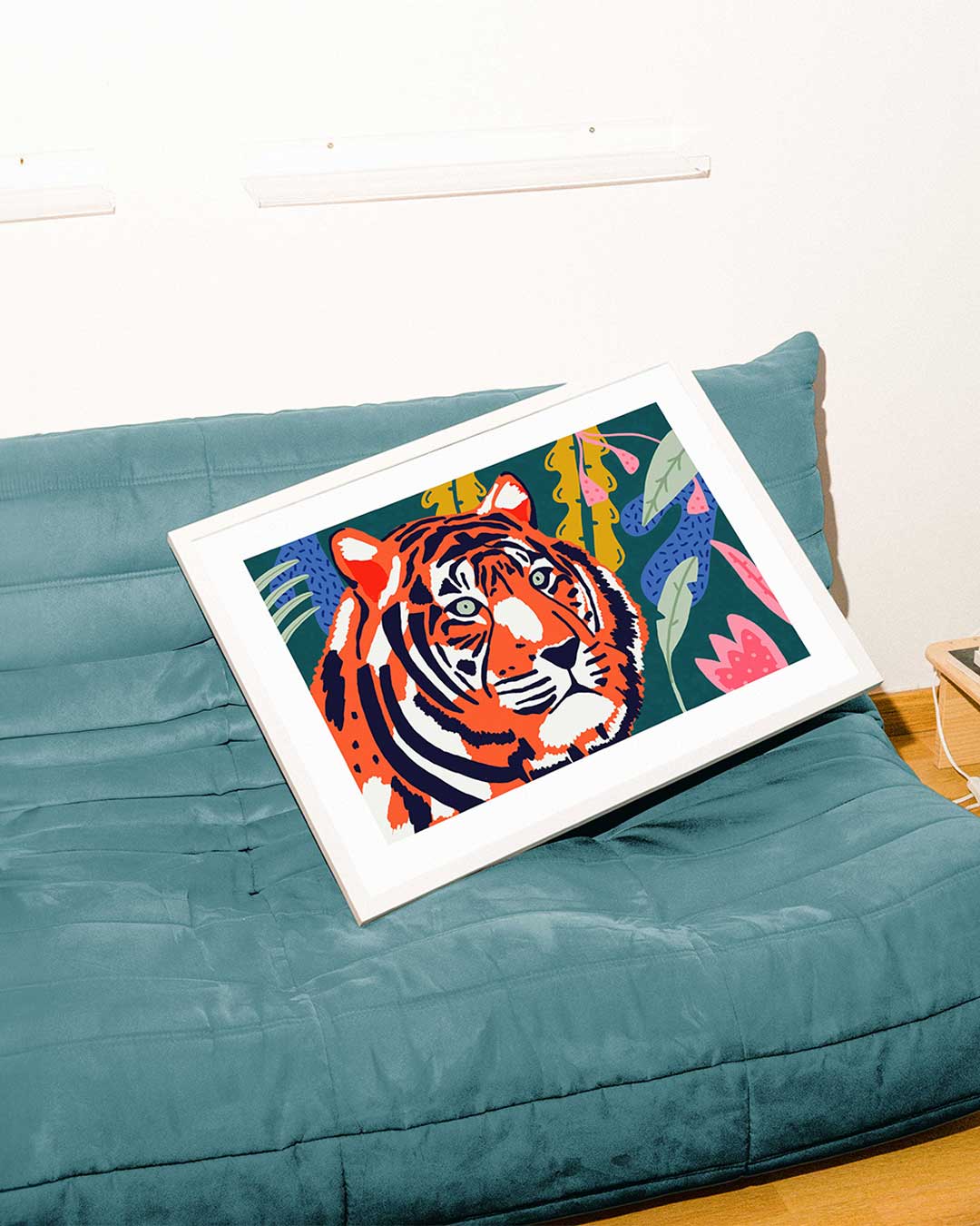 Impressió d'art Una noia al Park Güell