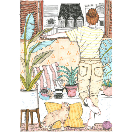 ilustración ventana