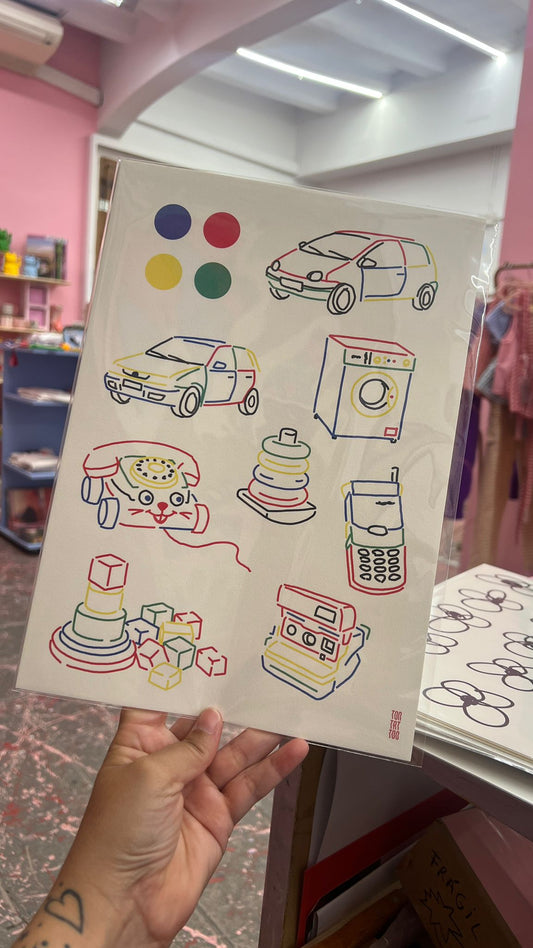 ilustracion 90s