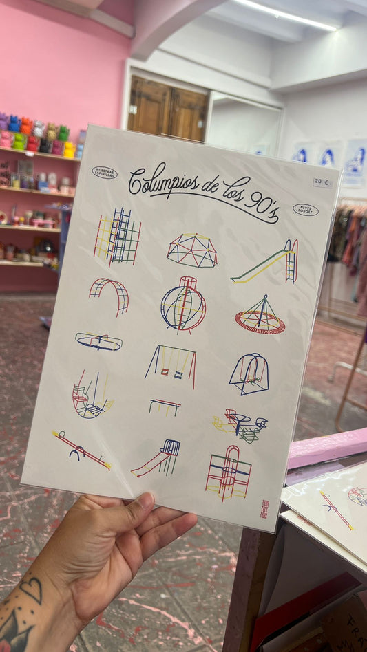 ilustracion columpios de los 90s