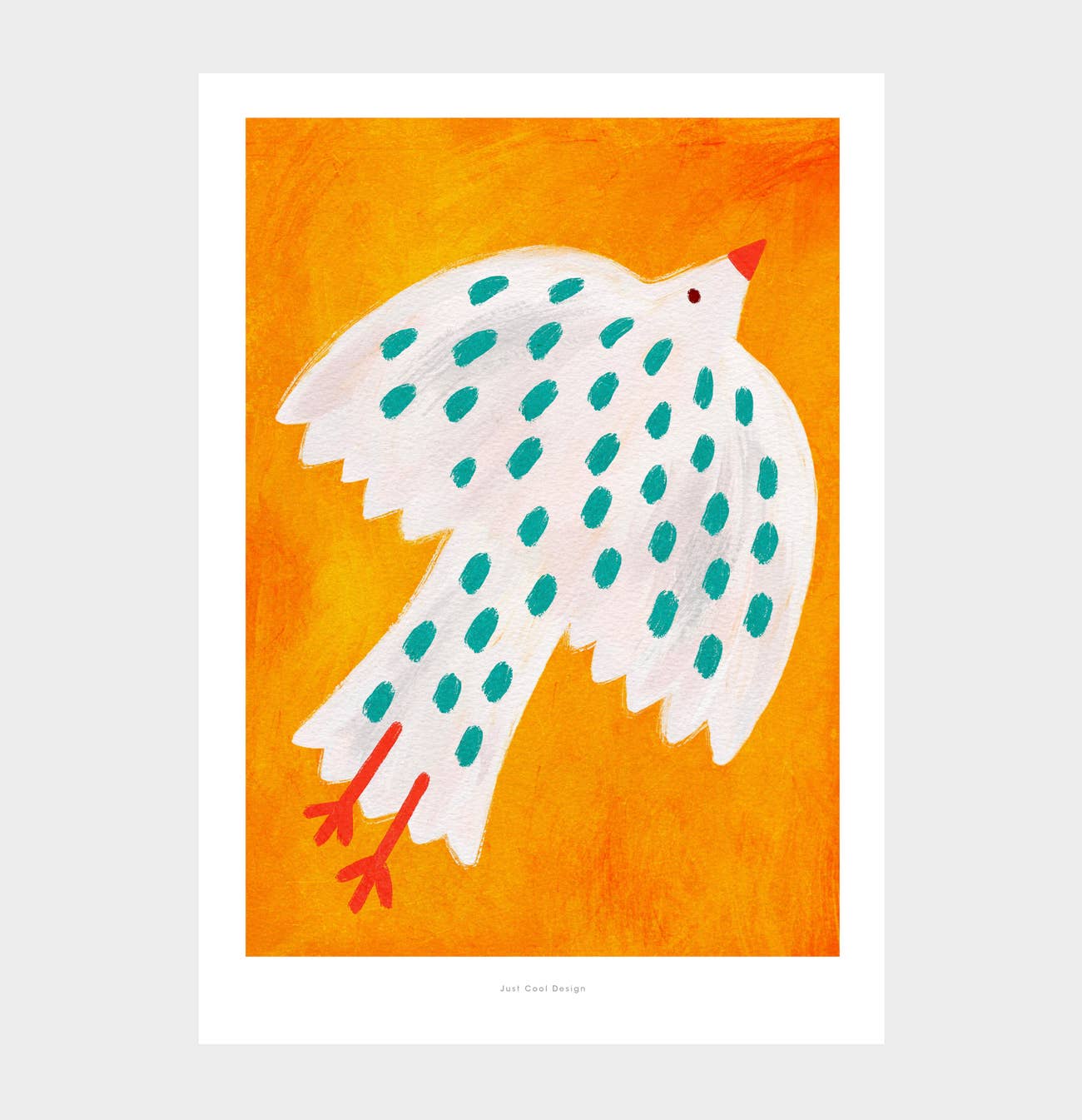 ilustracion pajaro blanco