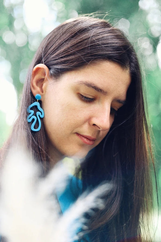 Spring earrings