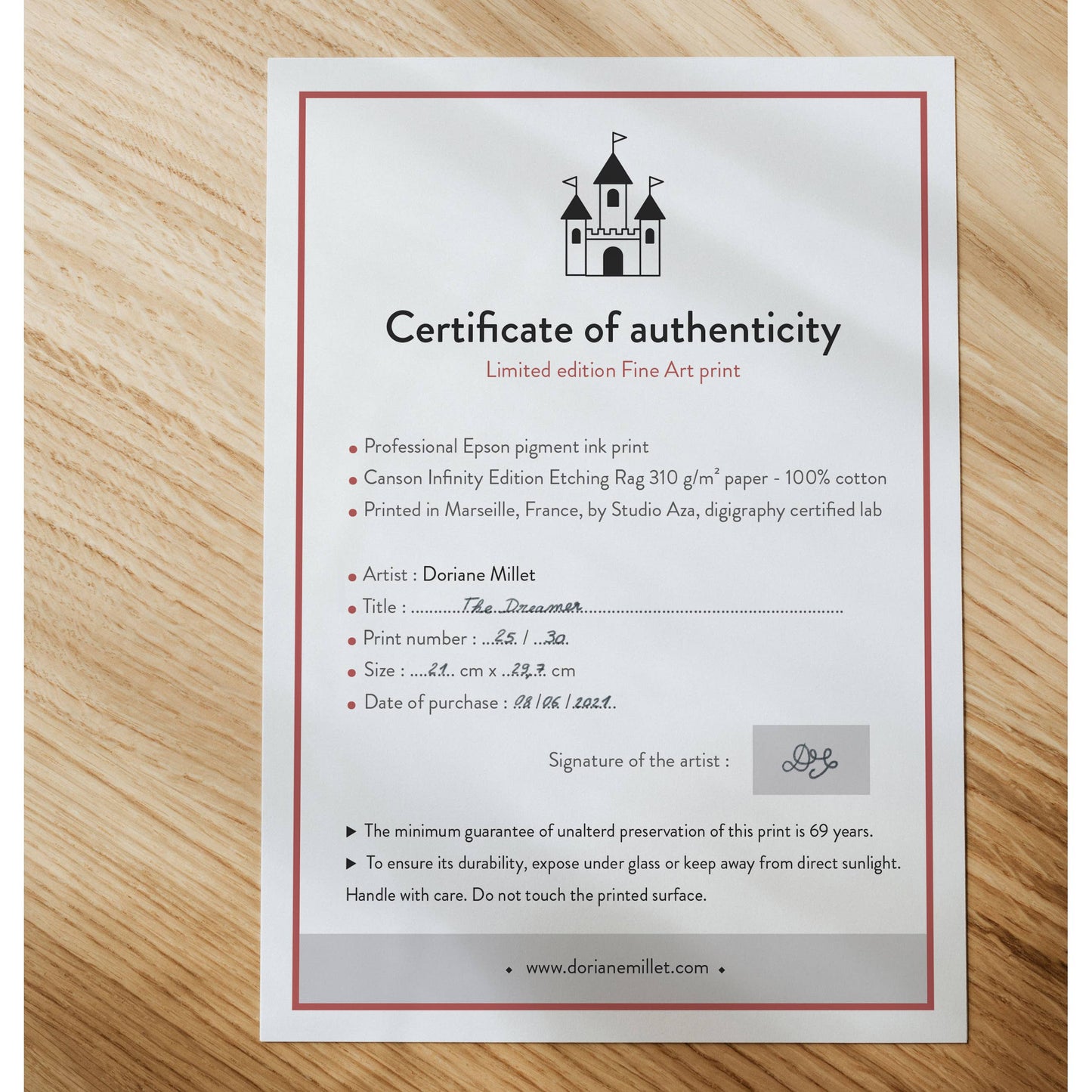 Lo inesperado | Impresión artística 15x20 cm | Edición limitada