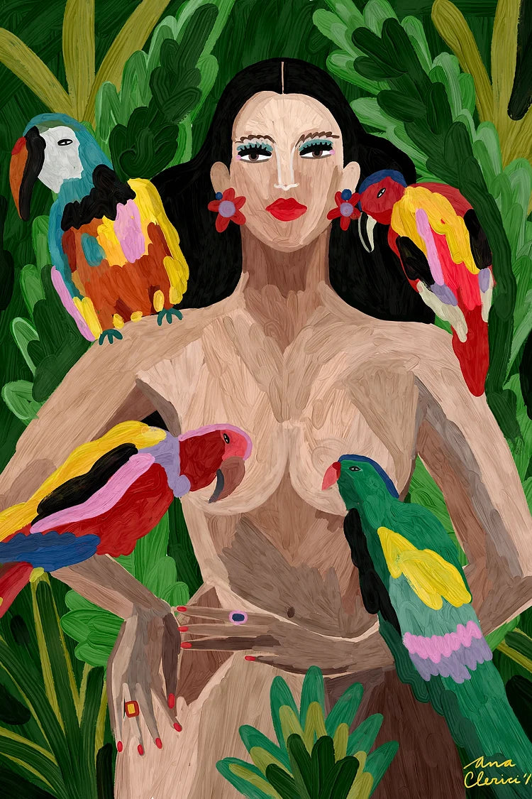 illustration queen of the jungle