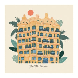 ilustracion casa mila