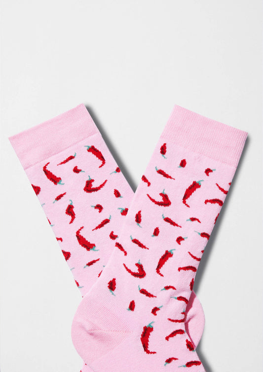 BESOCKS - BeChilli Pink - 100% Organic Cotton Socks