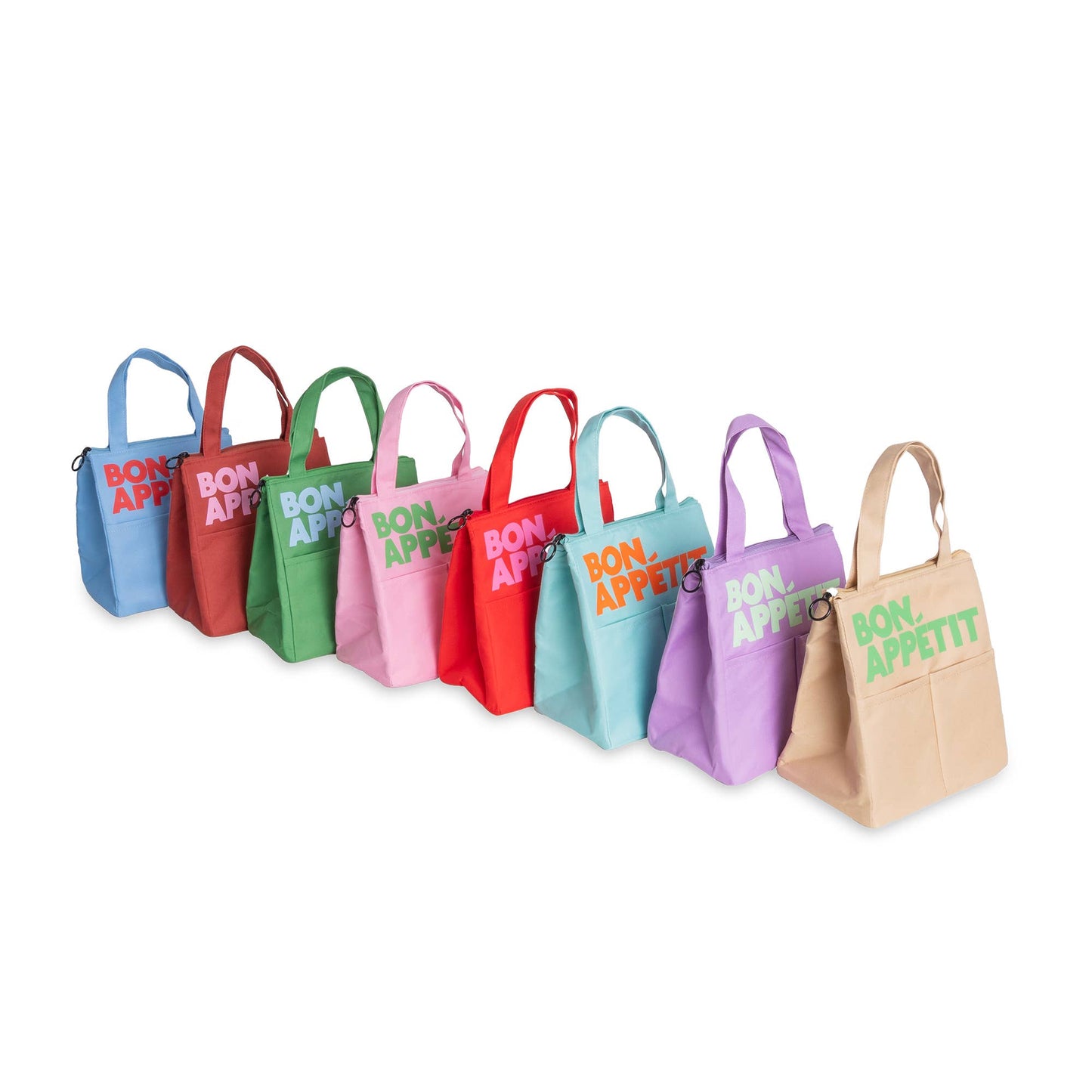 bolsa térmica para almuerzo rosa