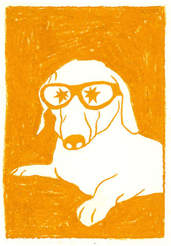 ilustracion perrito flashero