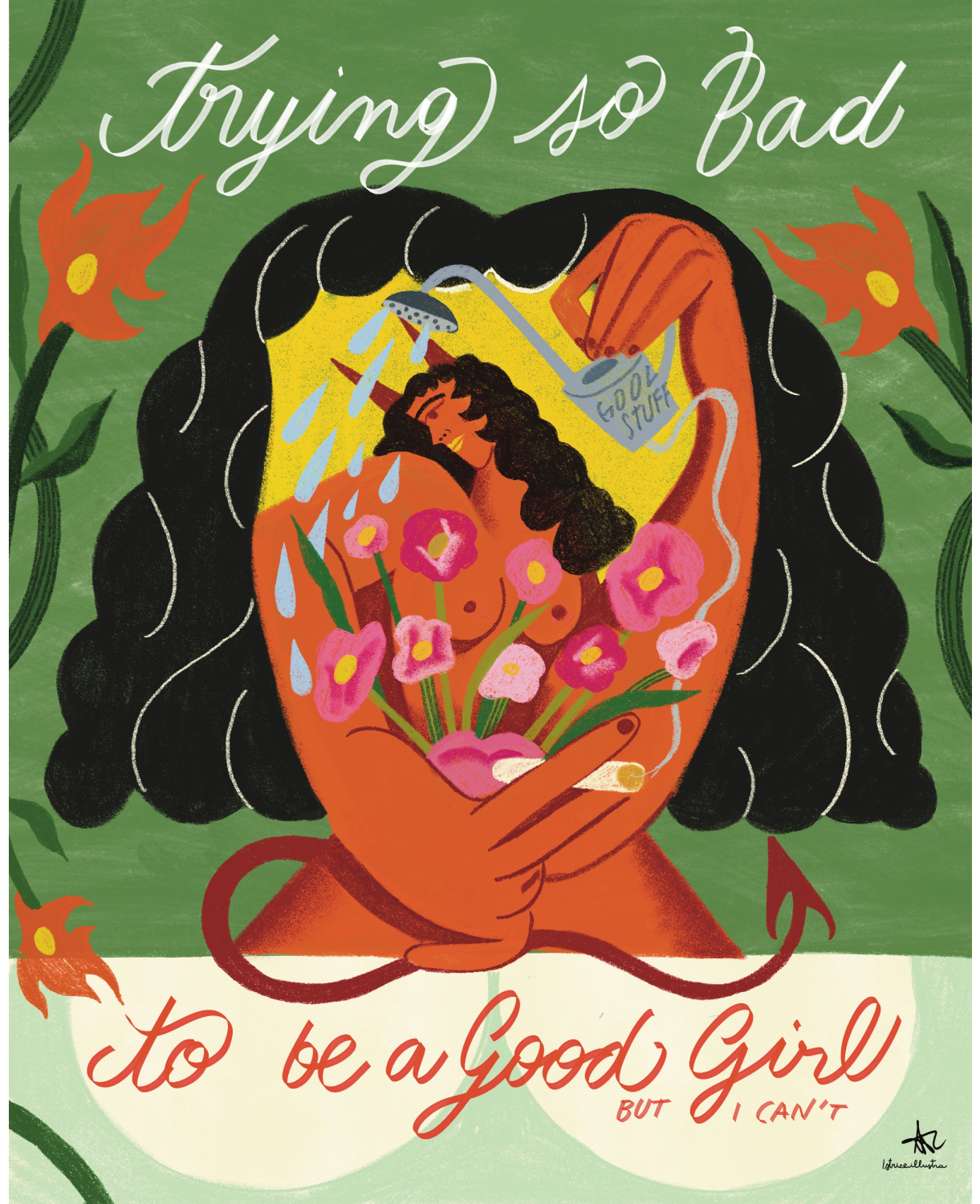 Good Stuff – ilustración original de Istriceillustra | Leopardo Leopardi Barcelona