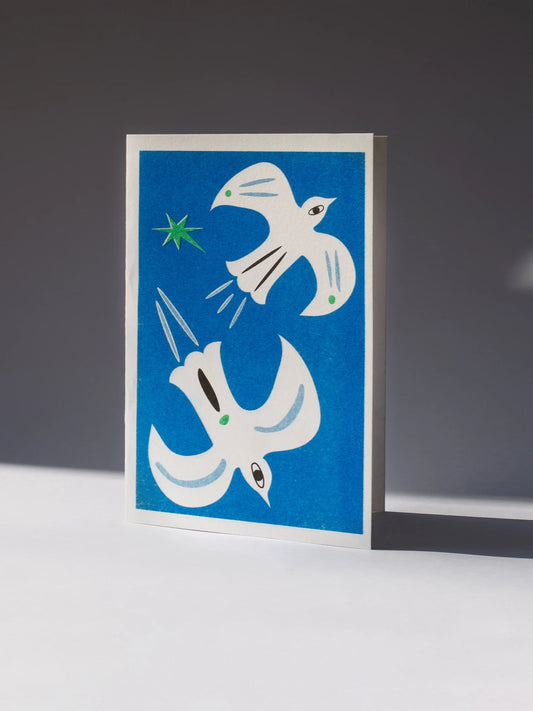 Birds Flying Card