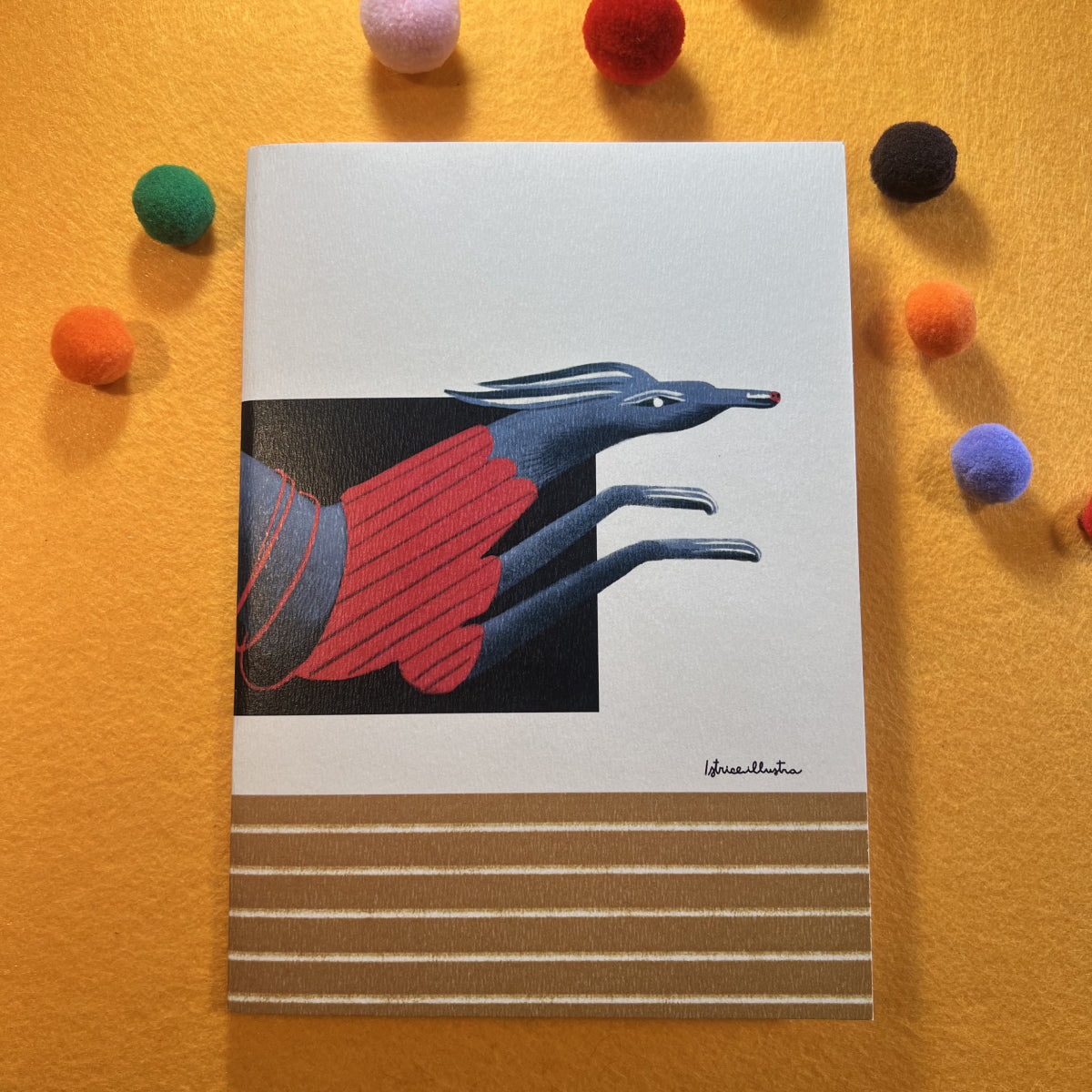 Otoño – ilustración original de Istriceillustra | Leopardo Leopardi Barcelona