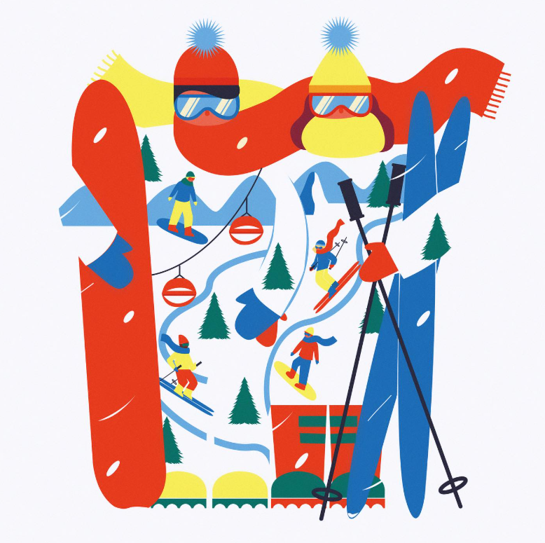 ilustracion ready for snow