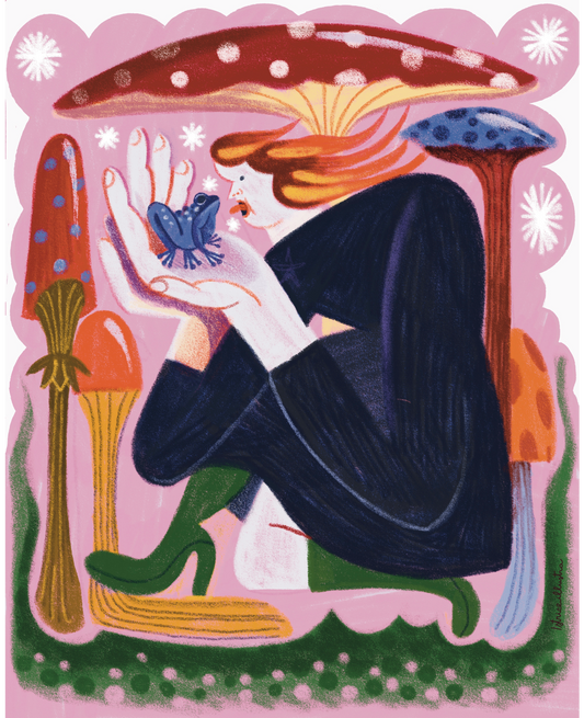 Sapo – ilustración original de Istriceillustra | Leopardo Leopardi Barcelona