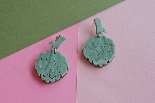 pendientes alcachofa