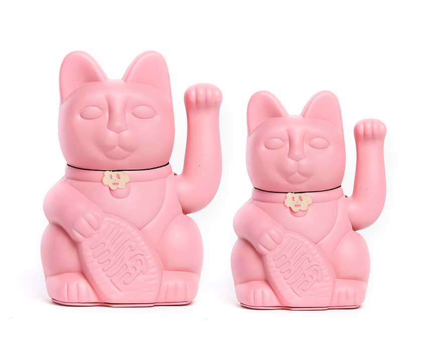 luckycat rosa chicle