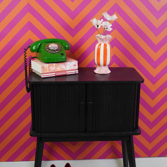 jarrón de Flores Caramelo