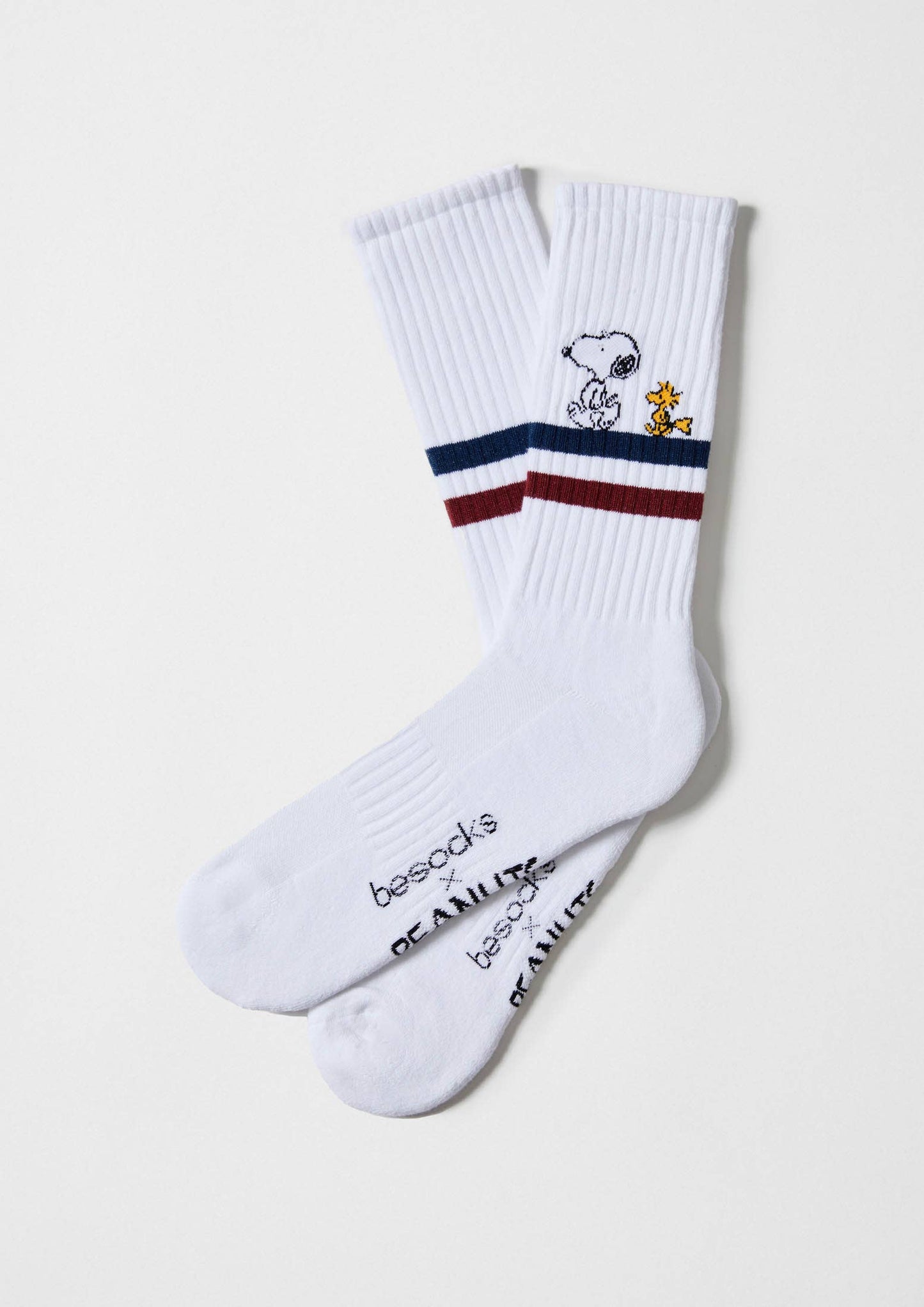 BESOCKS - BeSnoopy Stripes Street - 100% Organic Cotton Socks